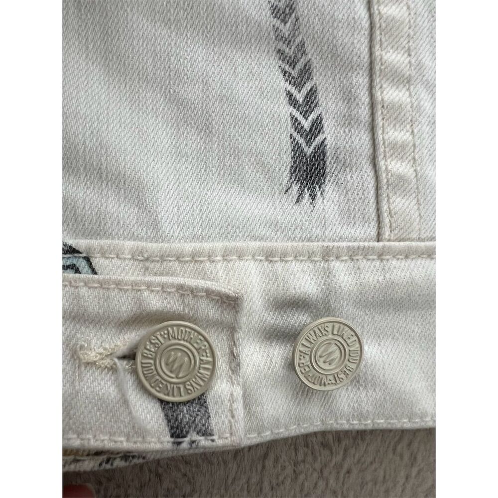 Mother Women's Denim Jacket Size S Multicolor Button Casual Style - Picture 8 of 12